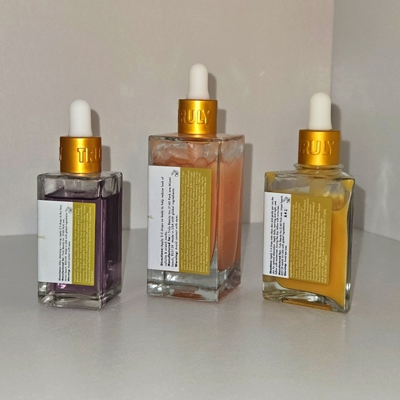 LOT 3x Truly Beauty Serums - Purple Rain Anti Cellulite Vegan Collagen Body Face - Picture 5 of 8